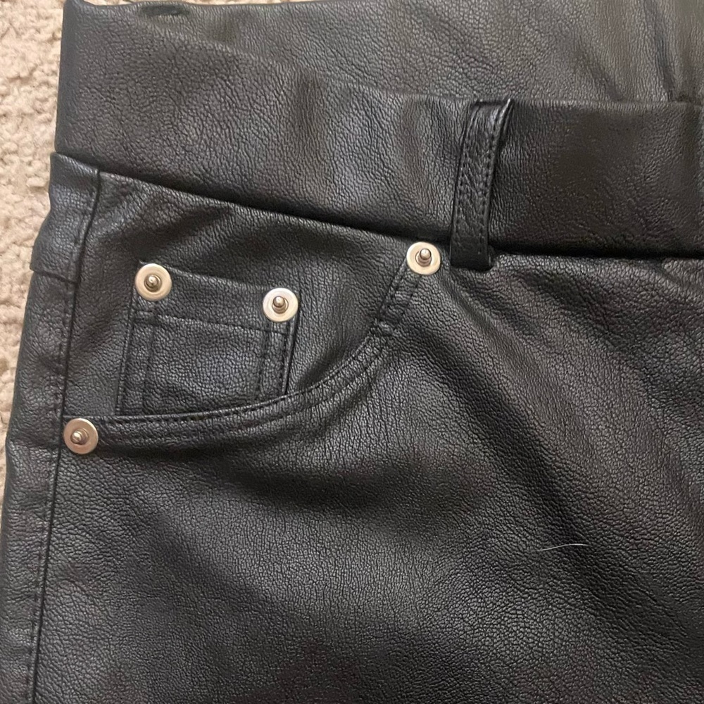 Tagoo Faux Leather Leggings for Women High Waisted Pleather Pants - Picture 6 of 11